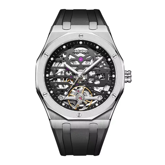 Montre mécanique automatique squelette de luxe AILANG - Montre-bracelet sport lumineuse et étanche p