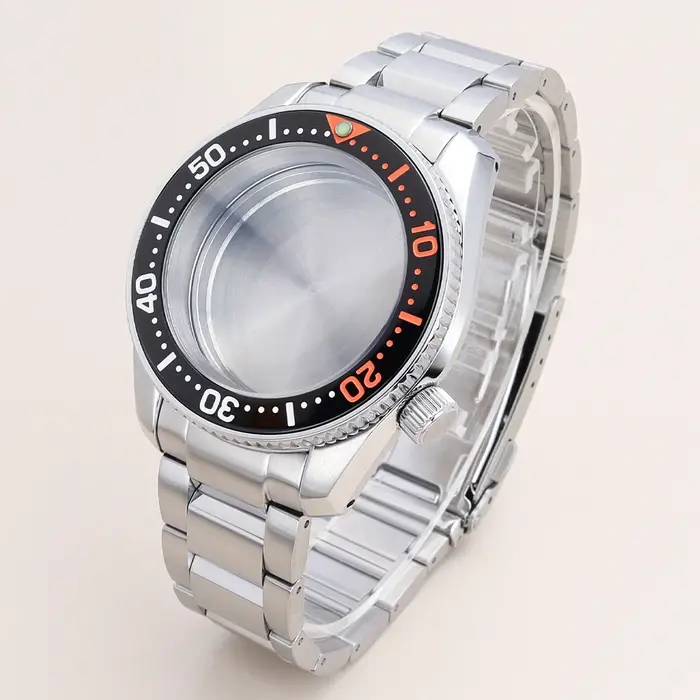 Boitier de montre en acier inoxydable 316L pour Seiko NH35 NH36 NH34 NH38 avec cristal saphir et couronne vissée élégant à offrir pour homme occasions spéciales