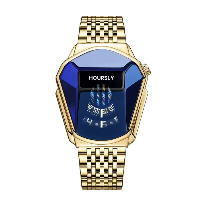 Montre-bracelet en or pour hommes