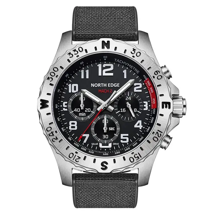 Nouvelle montre électronique sportive MACH2 en acier inoxydable