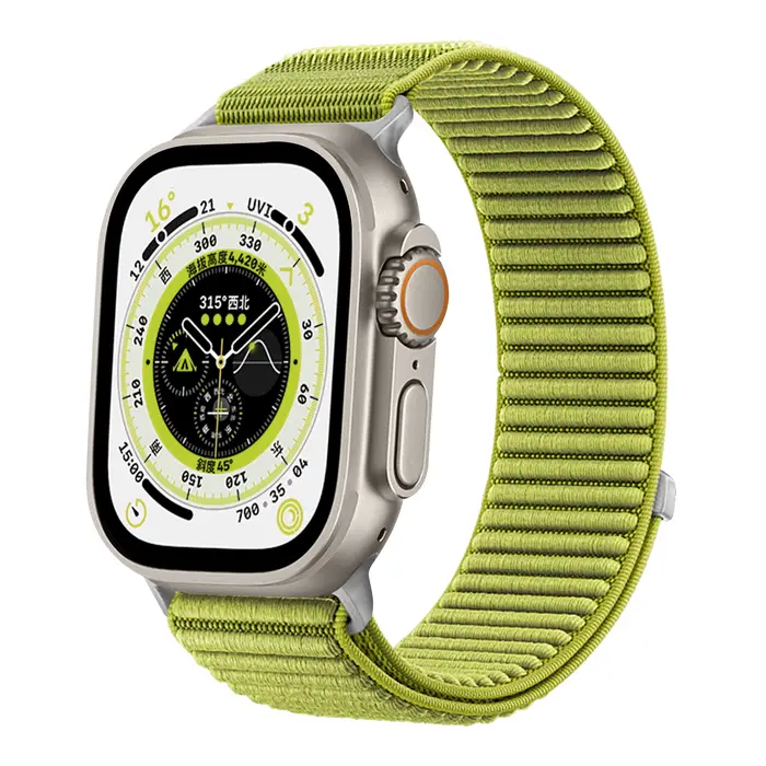 Bracelet de montre en nylon pour Apple Watch modèle S1-S10, 41mm et 42mm, variété de couleurs pour femmes et hommes, confort et style pour les occasions quotidiennes