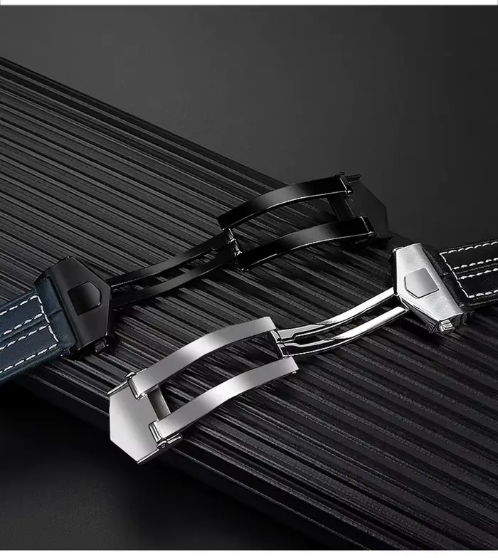 Bracelet de montre en cuir véritable noir pour Tag Heuer Carrera série Porsche co-marqué marron pour femmes et hommes occasions spéciales