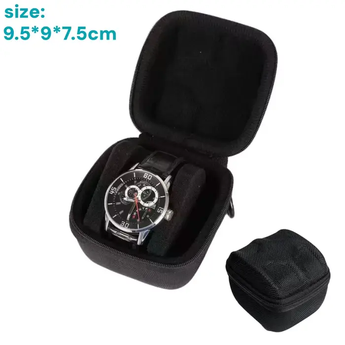 Boîte de rangement portable pour montres pour hommes, étui de voyage pour montres, support de présen