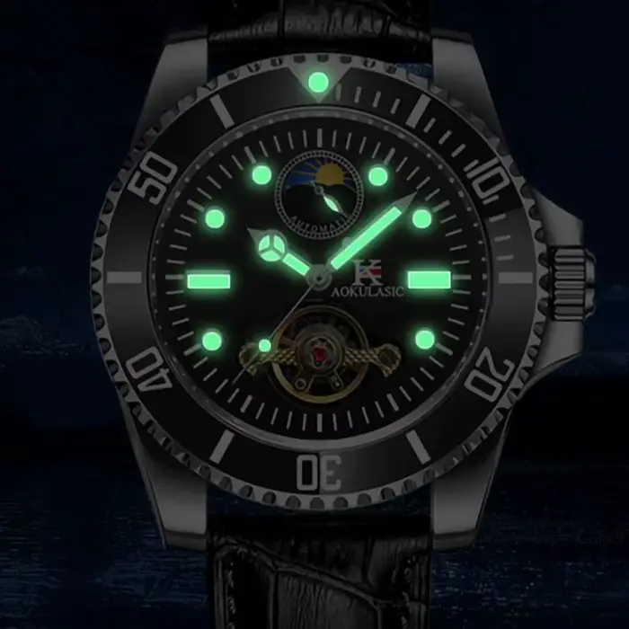 Montres pour hommes AOKULASIC Tourbillon