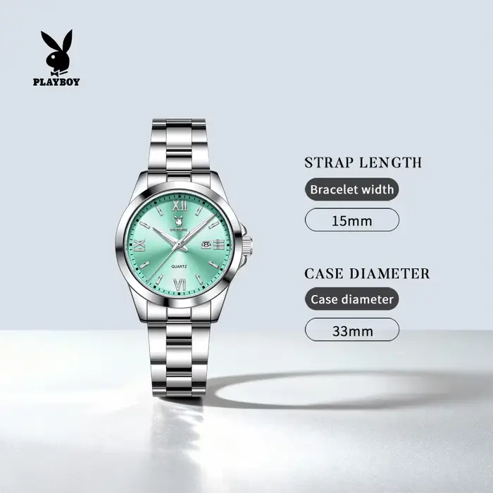 PLAYBOY – montre-bracelet à Quartz pour femmes