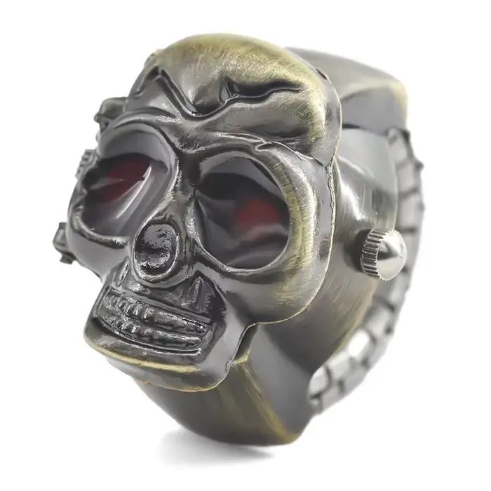 Montre à quartz à cadran circulaire en alliage unisexe