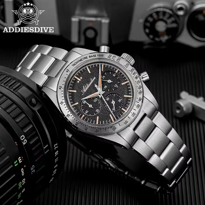 ADDIESDIVE – montre chronographe de course Vintage pour hommes