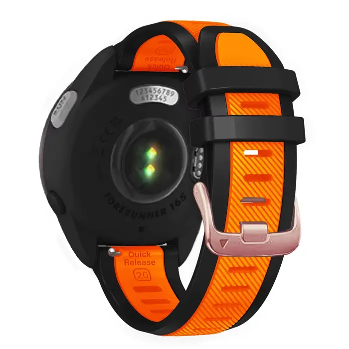 Bracelet de rechange en silicone pour Garmin Forerunner, bracelet de montre, accessoires Correa, 165, 645, 245 Music Venu 2 Pluss SQ 2, 20mm