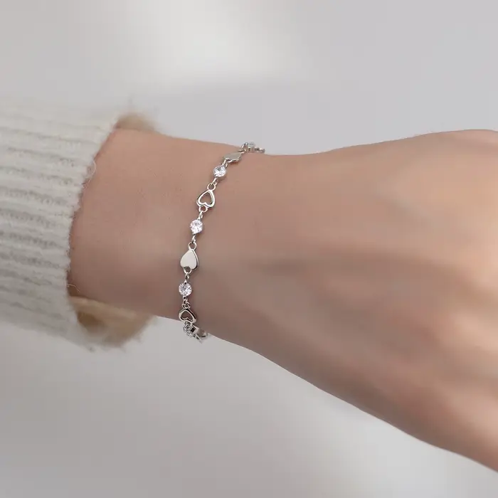 Bracelet de luxe en argent Sterling 925 pour femmes