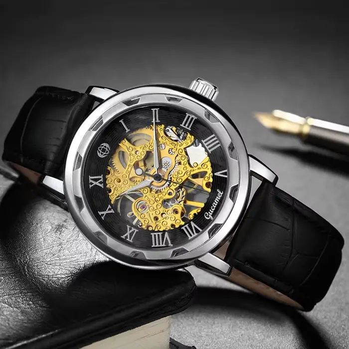 Montre mécanique de mode pour homme