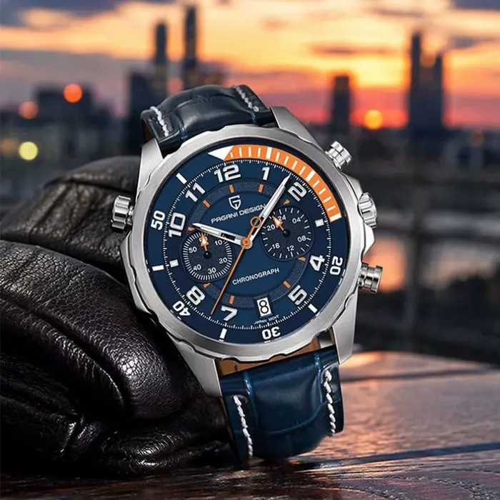 Montre pour homme PAGANI DESIGN, mouvement japonais VK64, montre à quartz de marque haut de gamme, chronographe multifonctionnel, montres de sport étanches, cadeau