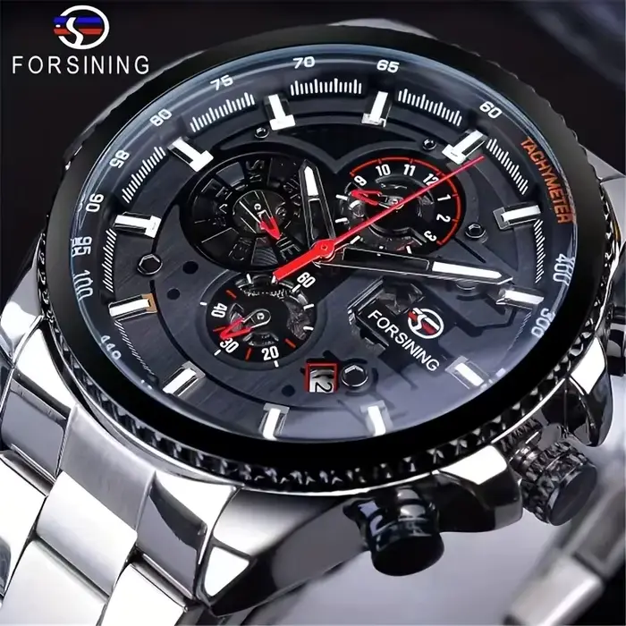 Montre mécanique automatique pour homme – Design squelette élégant