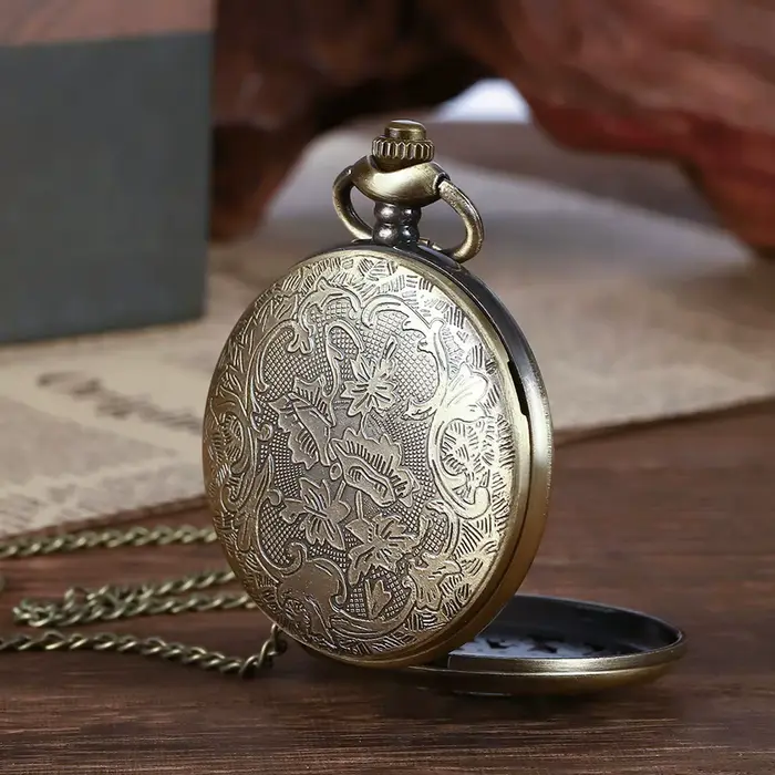 Montre de poche vintage à ouverture rabattable