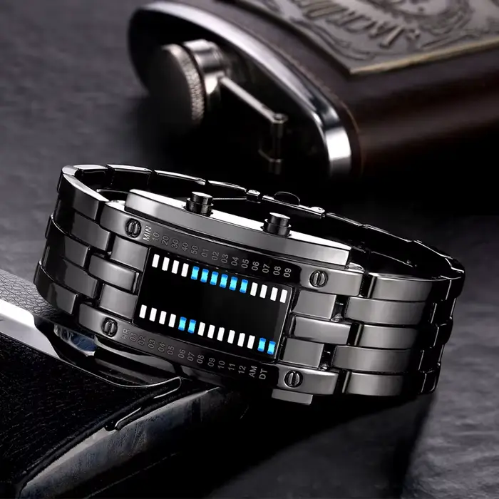 Nouvelles montres Led binaire pour hommes femmes Couple montre mode sport