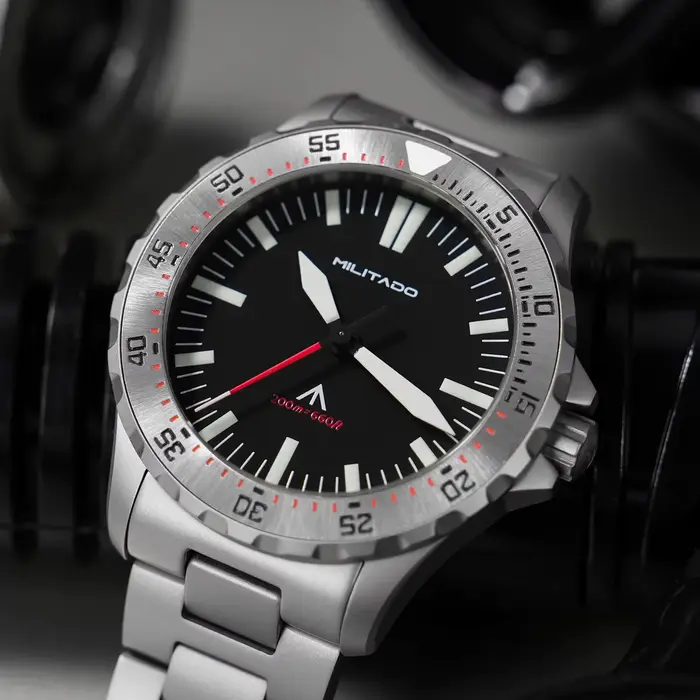 Militado ML16 nouvelle montre à quartz VH31\Ronda 515 39mm montres vintage cristal saphir 20 bars étanche lumineuse