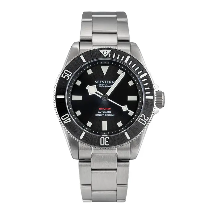 Montre de Plongée SEESTERN en Titane Automatique Édition Limitée pour Hommes Occasions Spéciales Plongeurs Aventuriers