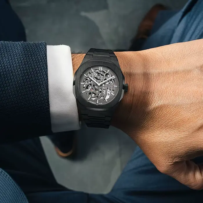 Montre Daniel Gorman luxe automatique homme squelette chronomètre sport étanche cristal saphir résistance à l'eau occassions spéciales