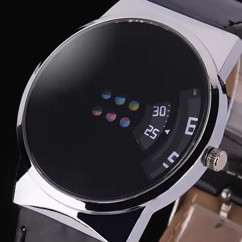 Montre numérique mobile unisexe pour hommes et femmes
