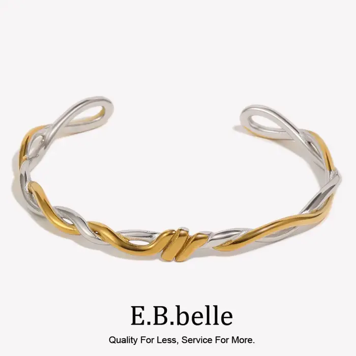 Bracelet E.B.belle à nœuds avec lignes