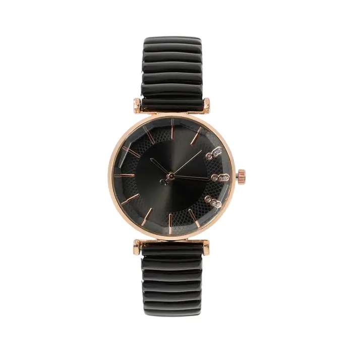 Trésor de luxe bleu Simple cristal dames montre à Quartz décontracté en acier inoxydable bracelet extensible mode femmes robe horloge montres