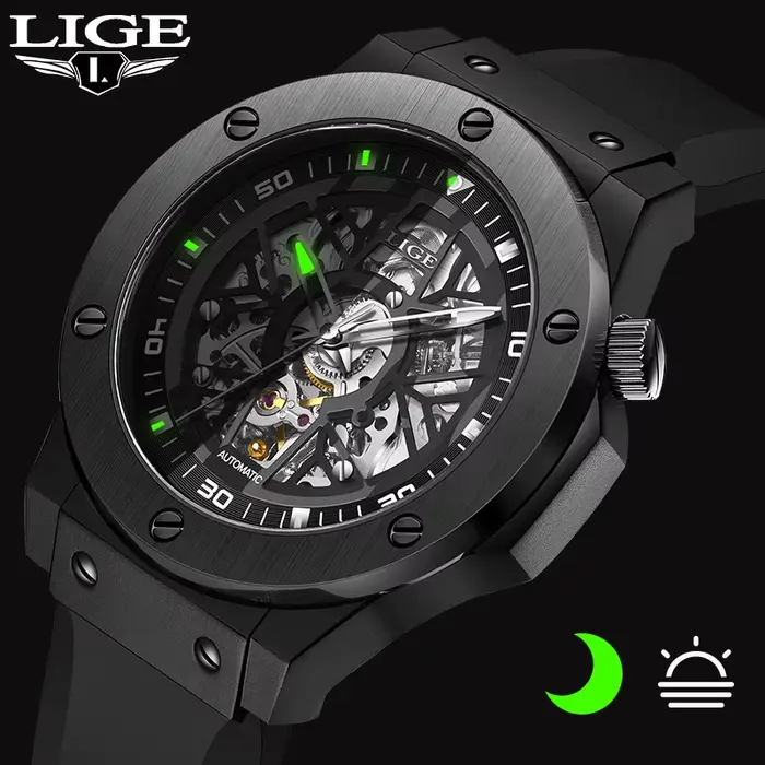 Montres automatiques LIGE Design pour hommes