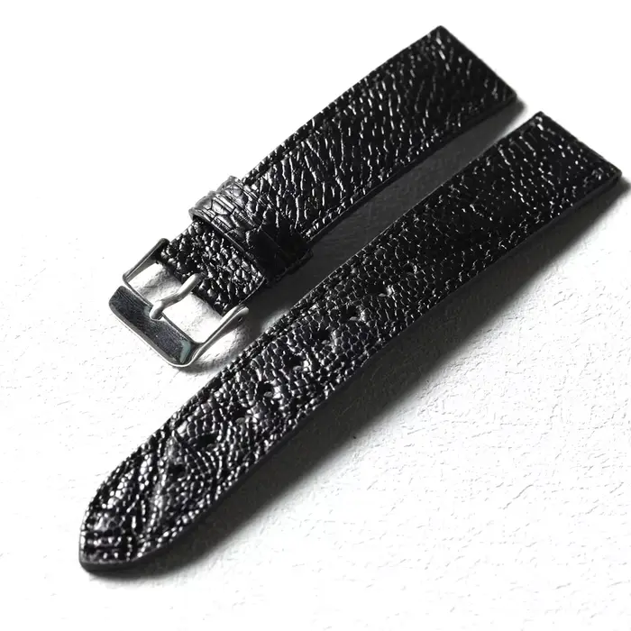 Bracelet de montre en cuir véritable pied d'autruche fait à la main, 18 19 20 21 22MM, Bracelet Vint