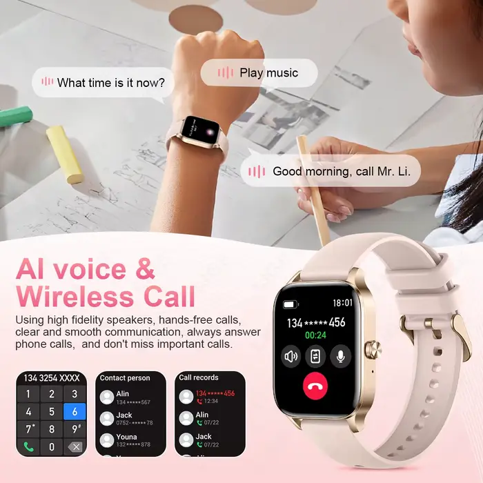 Montre intelligente de sport pour femme