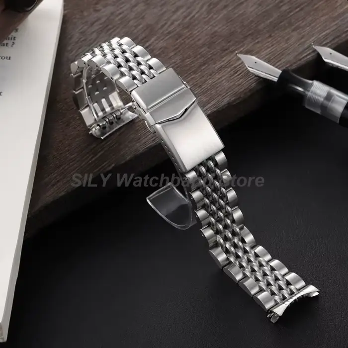 Bracelet de montre à maillons à vis