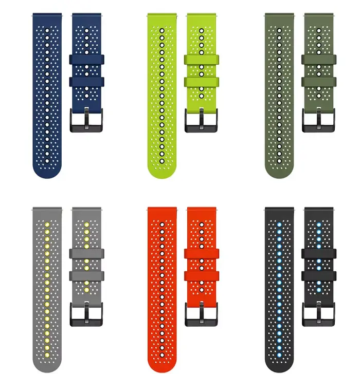Bracelet de montre intelligent 22mm pour Polar Grit X/Grit X Pro, bracelets en Silicone Polar Vantage M M2, accessoires Forerunner 745