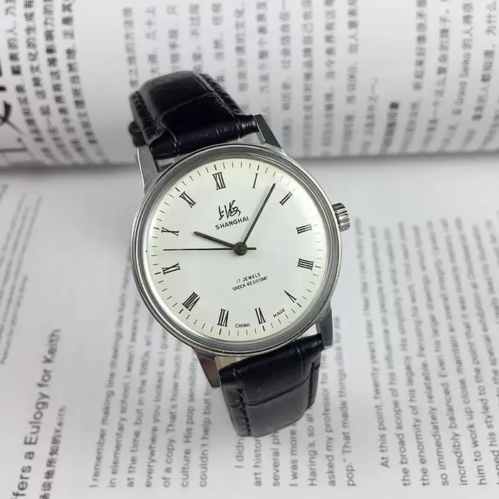 Inventaire Original 8120 type tout en acier cadran blanc romain montre mécanique manuelle pour hommes d'un diamètre de 36mm