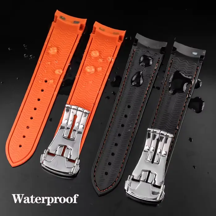 Bracelet de montre en caoutchouc et Silicone