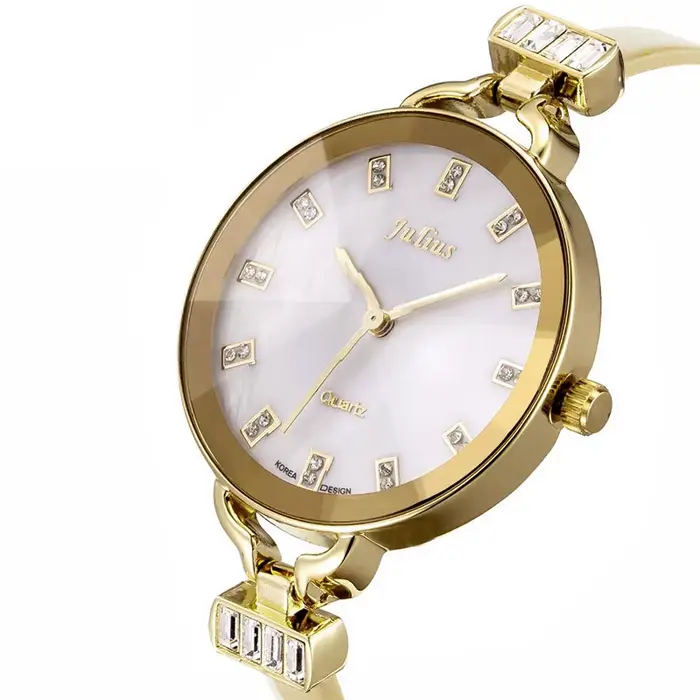 Montre à quartz en nacre pour femme