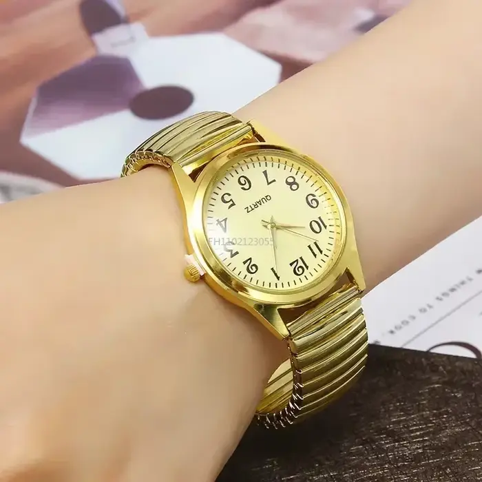 Montre élégante Moonbiffy en acier inoxydable avec mouvement quartz pour homme et femme, bracelet en cuir, adapté aux occasions spéciales et quotidiennes