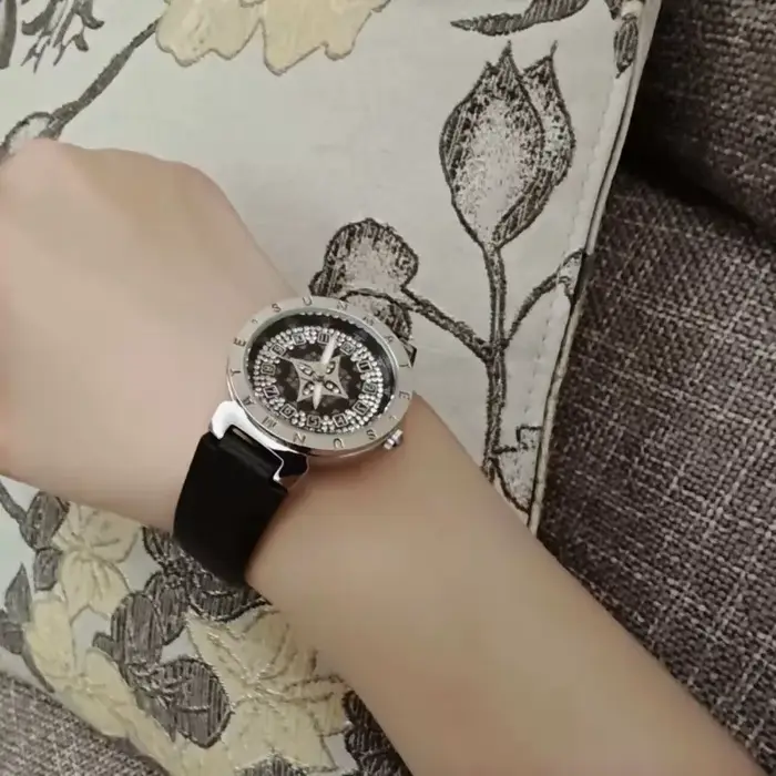 SUNMATE – montre à Quartz de luxe en Zircon pour femmes