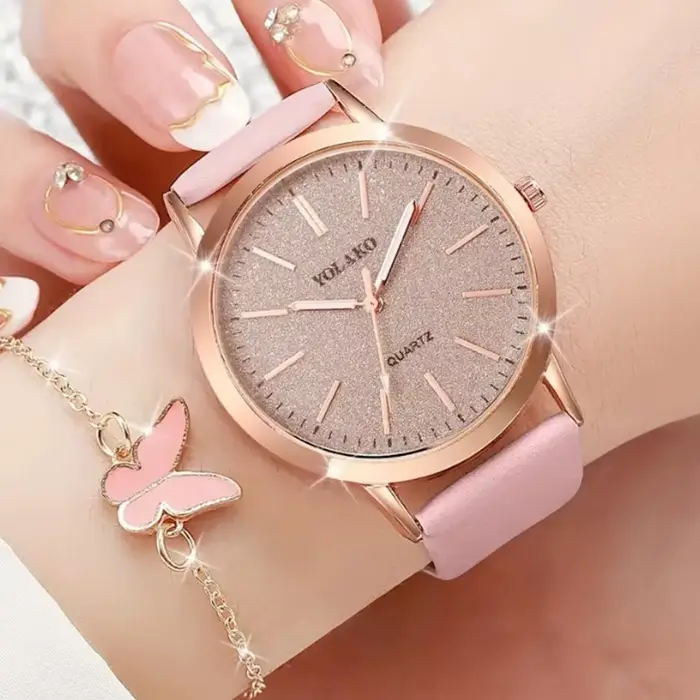 Nouvelles femmes simples montres Design de luxe montre en cuir dames montre-bracelet à Quartz