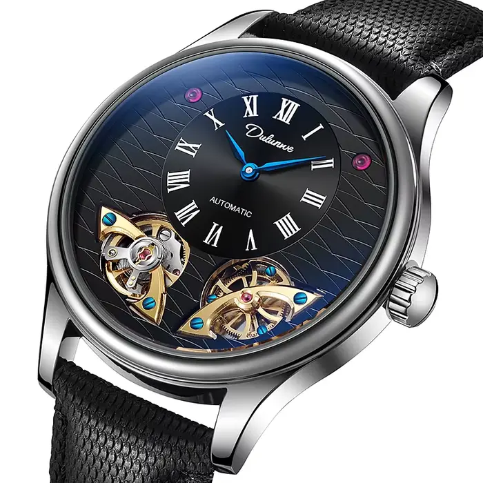 Nouvelles montres pour hommes Tourbillon montre mécanique creuse