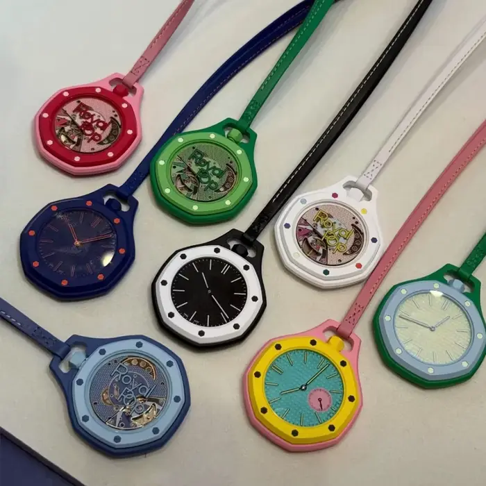 Montre de poche AP Collaboration 2026 montre-bracelet à quartz élégante résistante à l'eau avec bracelet en cuir pour femmes et hommes occasions spéciales