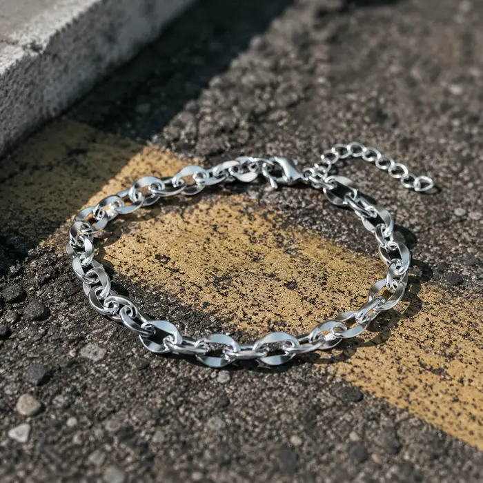 Bracelet en acier inoxydable pour femmes et hommes