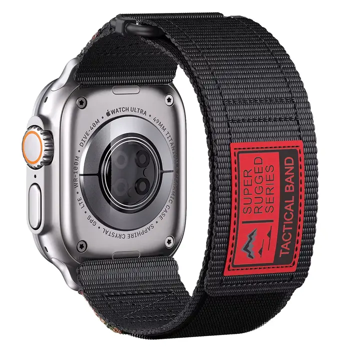 Bracelet de montre en Nylon Velcro pour Apple Watch Ultra 2 49mm 45mm 44mm 42mm