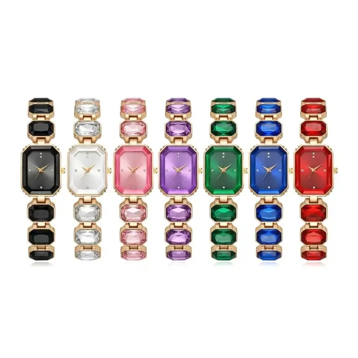 Montre en Quartz avec Strass et Bracelet Ajustable pour Femmes Occasions Spéciales Et Décontractées