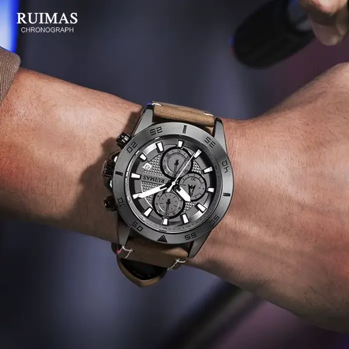MEGIR & RUIMAS – montre à Quartz pour hommes