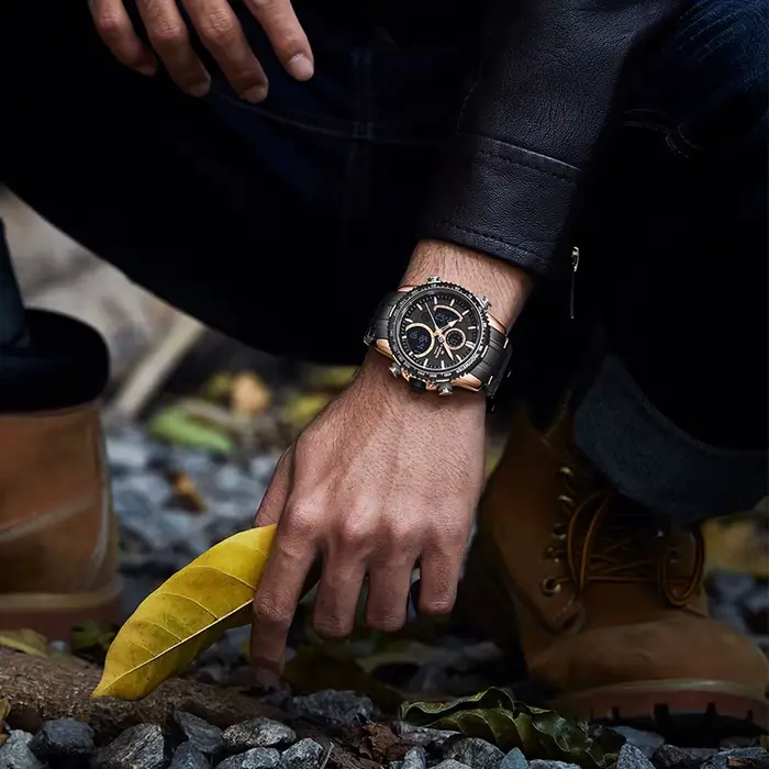 NAVIFORCE – Montre-bracelet de sport à grand cadran pour homme
