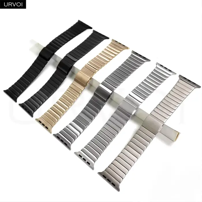 URVOI – bracelet à maillons en titane pour Apple Watch Ultra 3 2 Series 11 10 9 8 7 SE