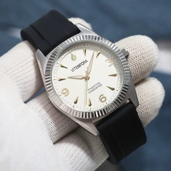 Montre mécanique homme HEIMDALLR rétro acier inoxydable résistante à l'eau pour sport et loisirs occasions spéciales