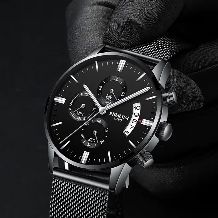 Montre de luxe à quartz pour homme
