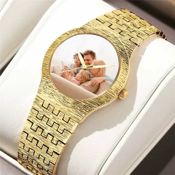 Montre photo personnalisable DIY : Montre à quartz élégante
