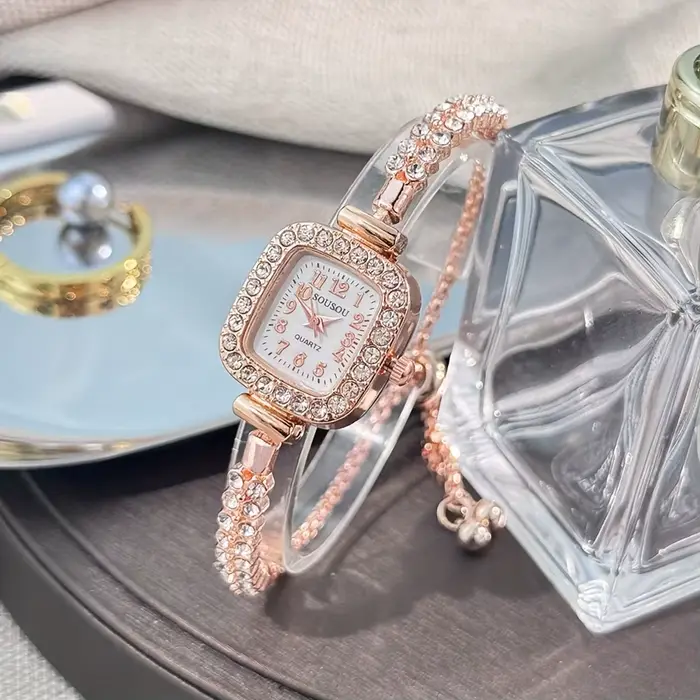 Montre carrée élégante pour femme