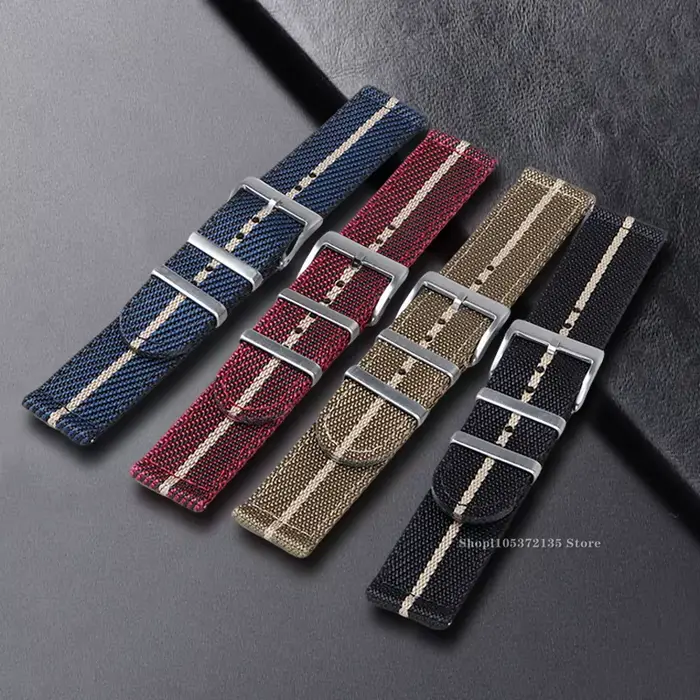 Bracelet de montre en Nylon 20mm 22mm