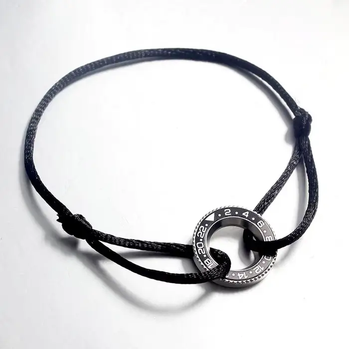 GMT montres compteur de vitesse lunette roue dentée corde Bracelet