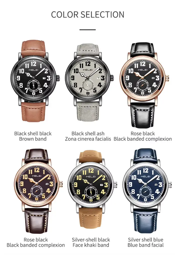Montre de sport à quartz étanche pour homme